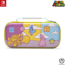 PowerA Protection Case for Nintendo Switch Switch Lite & OLED Model Hard Shell Protective Pouch with Carry Handle and 9 Game Cards Storage Official