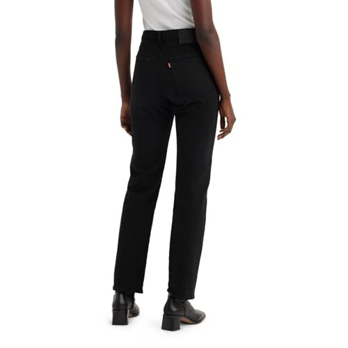 Levi's Levi's Vaqueros rectos Wedgie para mujer (nuevo) Flash Black 32 2