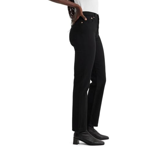 Levi's Levi's Vaqueros rectos Wedgie para mujer (nuevo) Flash Black 32 1