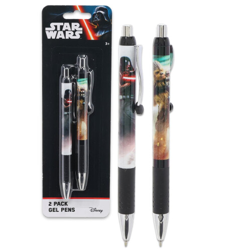 Star Wars Conjunto de Canetas Esferográficas STAR WARS - Pacote com 2 Canetas e Marca Páginas 1