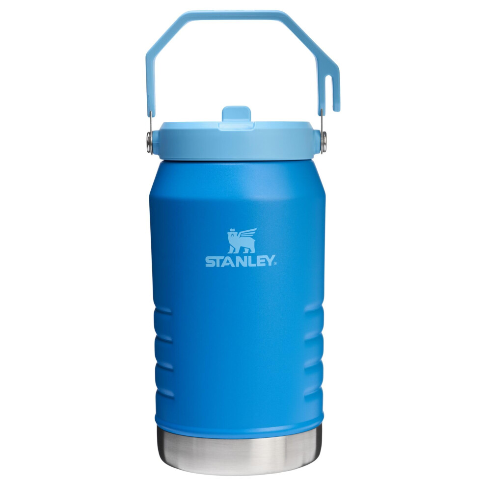 Stanley IceFlow 2.0 Flip Straw Jug with Handle 64 oz | Twist On Lid and Flip Up Straw | Leakproof for Travel and Sports | Insulated Stainless Steel |B
