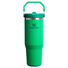 Stanley IceFlow 2.0 Flip Straw Tumbler mit Griff 30 oz | Deckel aufdrehen und Strohhalm hochklappen | Auslaufsichere Wasserflasche | Isolierter Edels