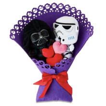 STAR WARS Valentin-napi plss csokor Darth Vaderrel s Stormtrooperrel