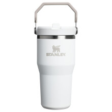 Stanley IceFlow 2.0 Flip Straw Tumbler con mango de 20 oz | Gire la tapa y la paja | Botella de agua resistente a las fugas | Acero inoxidable aislad