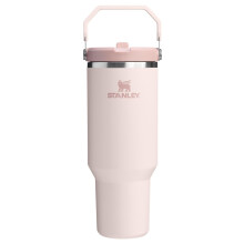 Stanley IceFlow 2.0 Flip Straw Tumbler mit Griff 40 oz | Deckel aufdrehen und Strohhalm hochklappen | Auslaufsichere Wasserflasche | Isolierter Edels
