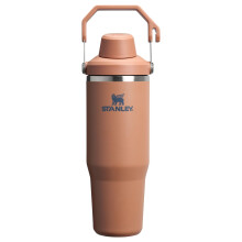 Stanley IceFlow 2.0 Fast Flow Tumbler mit Griff 30 oz | Aufdrehbarer, abgewinkelter Auslaufdeckel | Auslaufsichere Wasserflasche | Isolierter Edelsta