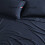 Tommy Hilfiger Tommy Hilfiger - Conjunto de lenis de algodo percal com fronha combinando Crisp & Cool Solid Home Essentials (Navy Twin) 4