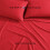 Tommy Hilfiger Tommy Hilfiger - Conjunto de lenis de algodo percal com fronhas combinando Crisp & Cool Solid Home Essentials (vermelho completo) 4