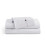 Tommy Hilfiger Tommy Hilfiger - Conjunto de lenis de algodo percal com fronha combinando Crisp & Cool Solid Home Essentials (White Twin) 1