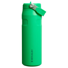 Garrafa de Água Stanley IceFlow Flip Straw 2.0 24 oz | Canudo Embutido com Abertura Maior | Leve e Resistente a Vazamentos | Aço Inoxidável Isolado