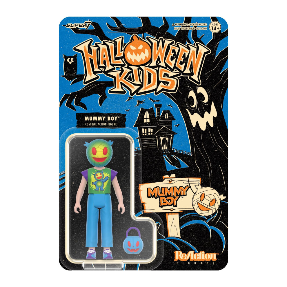 Photos - Action Figures / Transformers Super7 Halloween Kids Reaction - Mummy Boy (Graphic Tee Action Figure RE-HWKD-07701