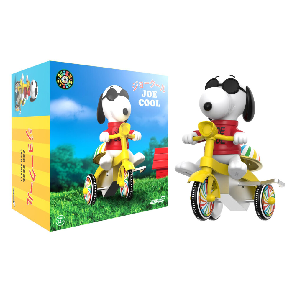 Photos - Action Figures / Transformers Super7 Peanuts Super Cycles - Joe Cool  Action Figure ST-PNUT-09824(Red w/Yellow Trike)