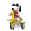 Super7 Peanuts Super Cycles - Joe Cool (R?d m/Yellow Trike) Action Figur 4