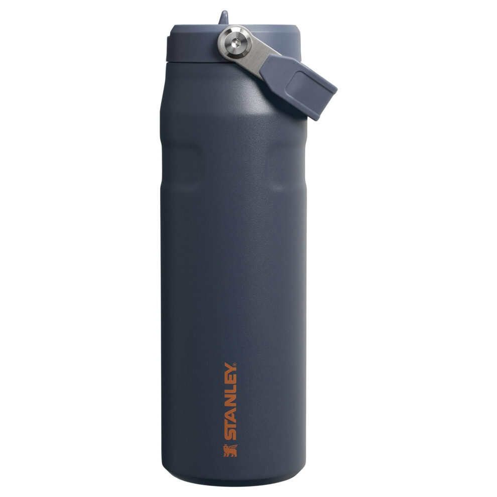 Stanley IceFlow Flip Straw 2.0 Water Bottle 24 oz | Built-In Straw with Larger Opening | Lightweight and Leak Resistant | Insulated Stainless Steel |