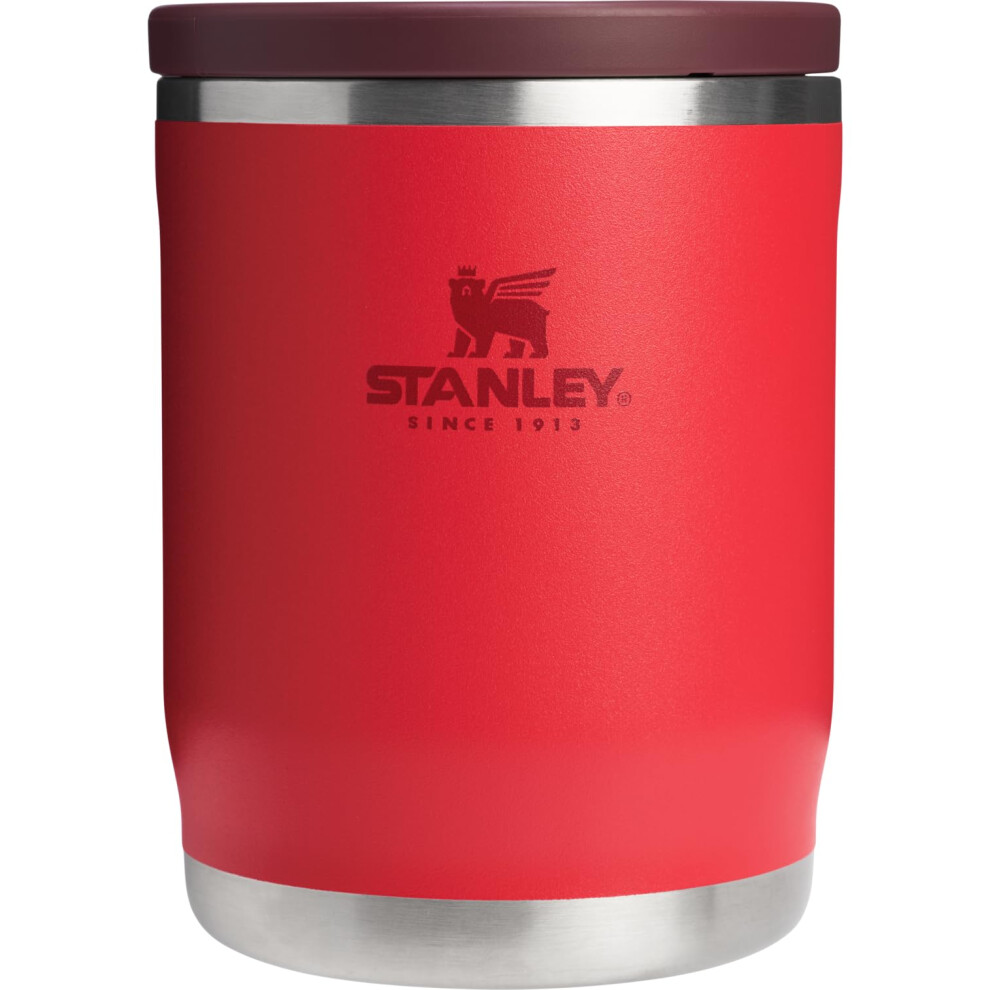 Stanley Adventure To-Go Food Jar 18 oz | Vacuum Insulated Thermos Food Container | Wide Mouth Screw On Lid | Packable for Travel | Stainless Steel wit