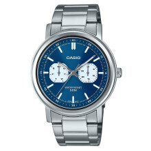 Casio Standard Analog Stainless Steel Blue Dial Quartz MTP-E335D-2E1V Men's Watch