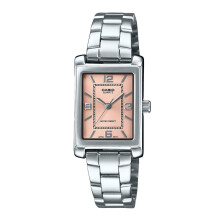 Casio Standard Analog Stainless Steel Pink Dial Quartz LTP-1234DD-4A Women's Watch
