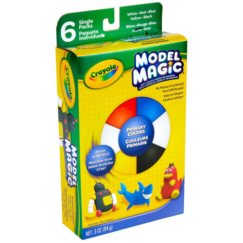 Crayola Crayola Model Magic Modeling Material .5 uncji 6/PKG-PRIMARY 1