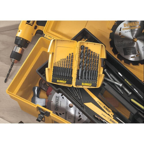 DeWalt DEWALT DW1167 17-Piece Black-Oxide Split-Point Twist Drill Bit Assortment 1