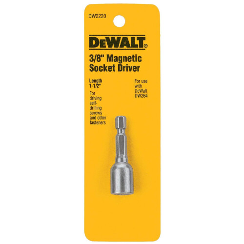 DeWalt DeWalt DW2220 3/8"""" x 1-7/8"""" magnetisk mutterdrivare