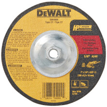 Mola abrasiva per metalli multiuso DeWalt DW4999 da 7"""" x 1/4"""" x 5/8""""-11""""