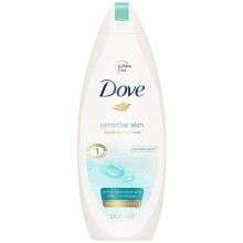 Dove Sensitive Skin Beauty Body Wash 12 oz (Pack of 6)