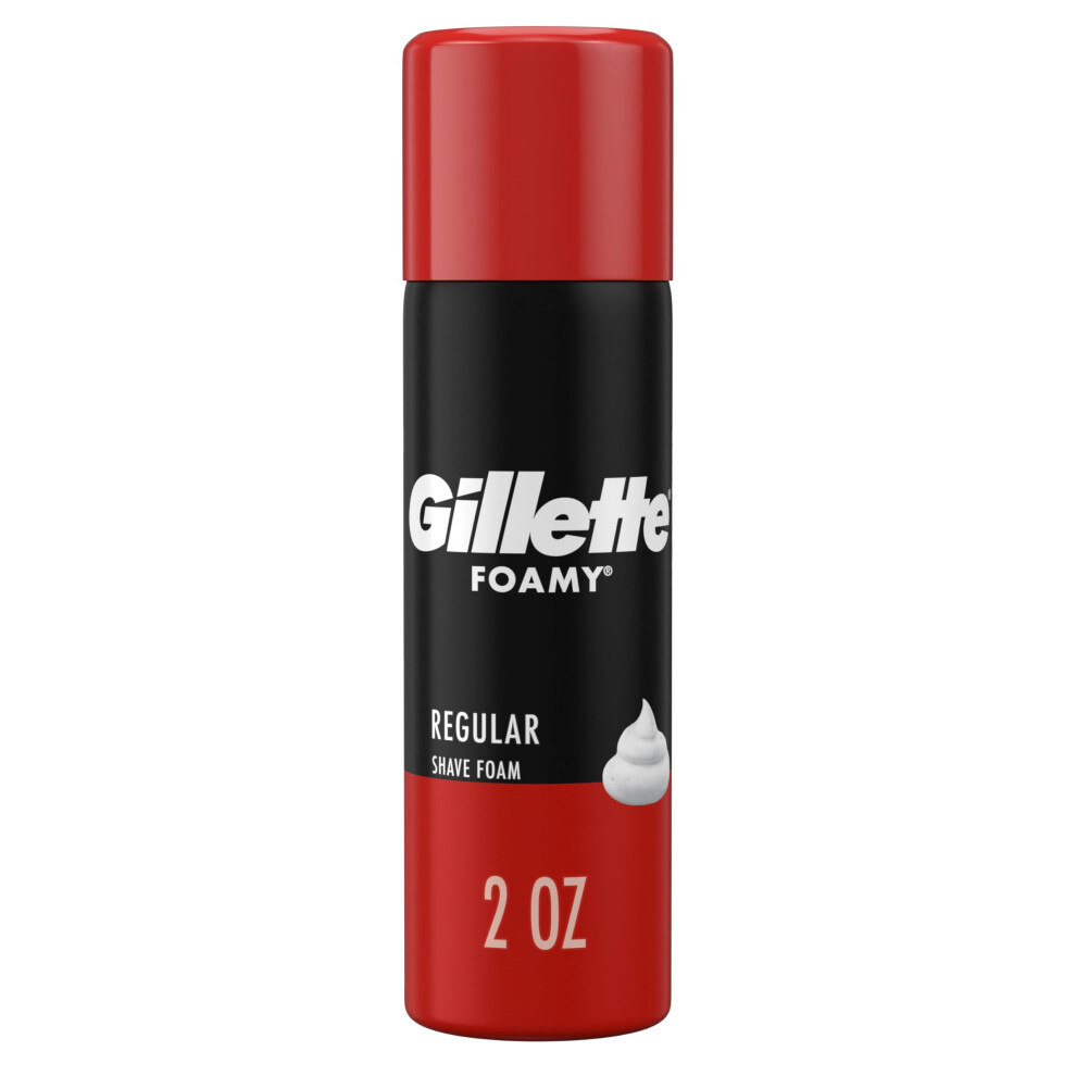 Gillette Foamy Regular Shaving Foam  2 oz