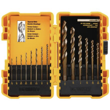 DEWALT DW1169 14-teiliges Pilot-Point-Spiralbohrer-Sortiment