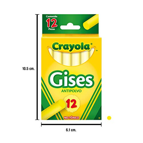 Crayola Crayola(R) Κιμωλία κατά της σκόνης (λευκή) σε κουτί με 12 στικ 2