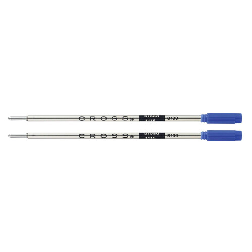 Cross Cross Ballpoint Pen Refill - Blue - Broad - Dual Pack 1