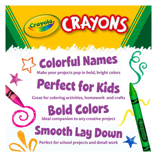 Crayola Crayola Crayon Classpack 800 Count Bulk School Supplies For Teachers Large Crayon Box 8 farver 1