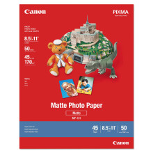 Canon 7981A004 Foto Papier Plus, Mat, 8-1/2 x 11 (Verpakking van 50 Bladen)