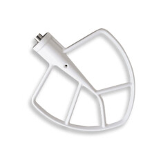 Frusta piatta rivestita KitchenAid - Adatta ai modelli Bowl-Lift KD26 KH25 KT26 KV25 KJ26 KB25 KP26 Bianco