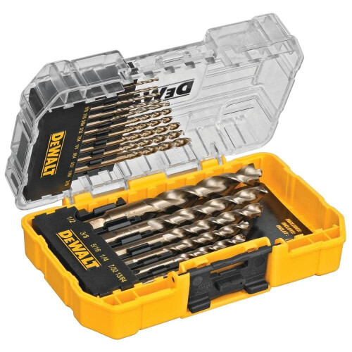 DeWalt DEWALT-DEW-DW1956 Drill Bit Set med Pilot Point 16-Piece (DW1956) 1