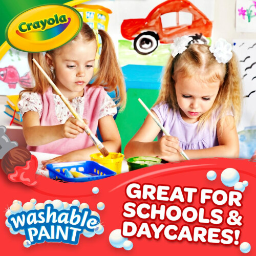 Crayola Crayola Πλενόμενη Πόλη, Πορτοκαλί Χρώμα, Υλικά για Τάξη, 1 Γαλόνι 2