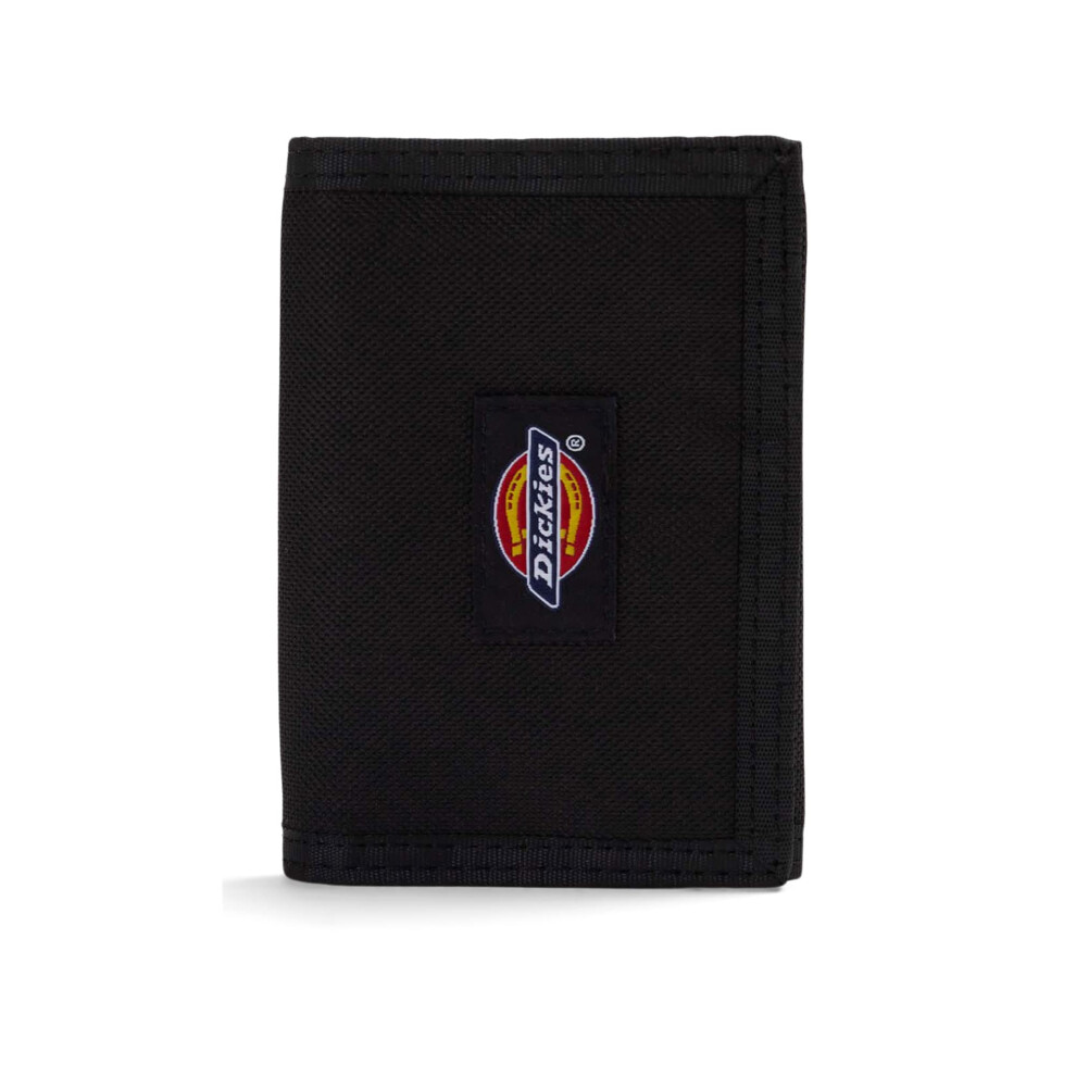 Dickies Men's Nylon Trifold Wallet  Black Fabric  One Size