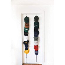 Cap Rack 2 Pack - Holds up to 16 Caps for Baseball / Ball Caps - Best Over Door Closet Organizer for Men  Boy or Women Hat Collections - Display Racks