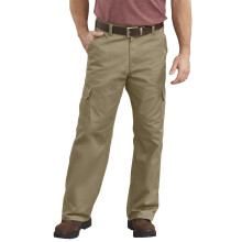 Dickies Herren-Cargo-Arbeitshose mit lockerer Passform, Khaki, 44 W x 32 L