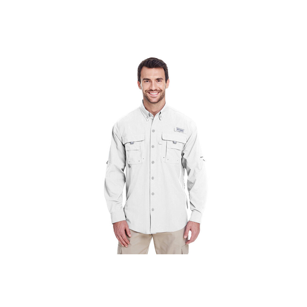 Camisa De Manga Larga Bahamaii Para Hombre - Blanca - 3XL (D0102H76UZ2)-image