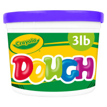 Crayola Dough - violetti (1,3 kg) irtotavarana lapsille, savesta valmistettu uudelleensuljettava rasia, ik    3+, loistava lapsille askartelussa