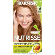 Garnier Nutrisse Nourishing Hair Color Creme  73 Dark Golden Blonde (Honey Dip) (Packaging May Vary)