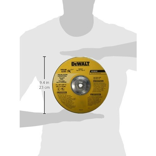 DeWalt DEWALT DeWalt DW8439 11 τροχός κοπής/λείανσης αγωγών 9 ιντσών x 1/8 ιντσών x 5/8 ιντσών 2