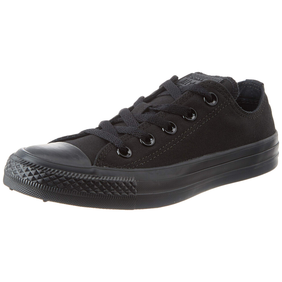 Converse Unisex Chuck Taylor All Star Ox Low Top Classic Black Monochrome Sneakers - 9.5 B(M) US Women / 7.5 D(M) US Men