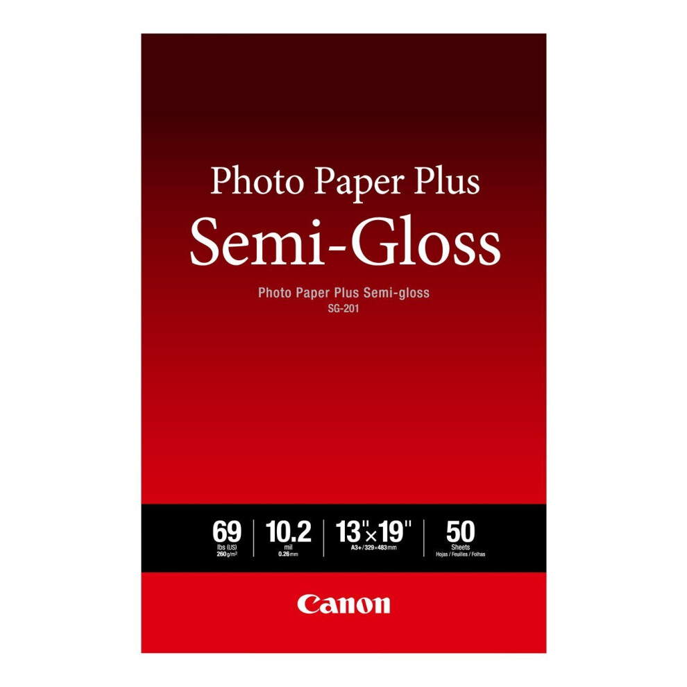 20SHEETS 13INX19IN Semi Gloss Canon Photo Paper Plus