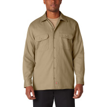 Dickies Herren-Langarm-Arbeitshemd Khaki, Extra Large