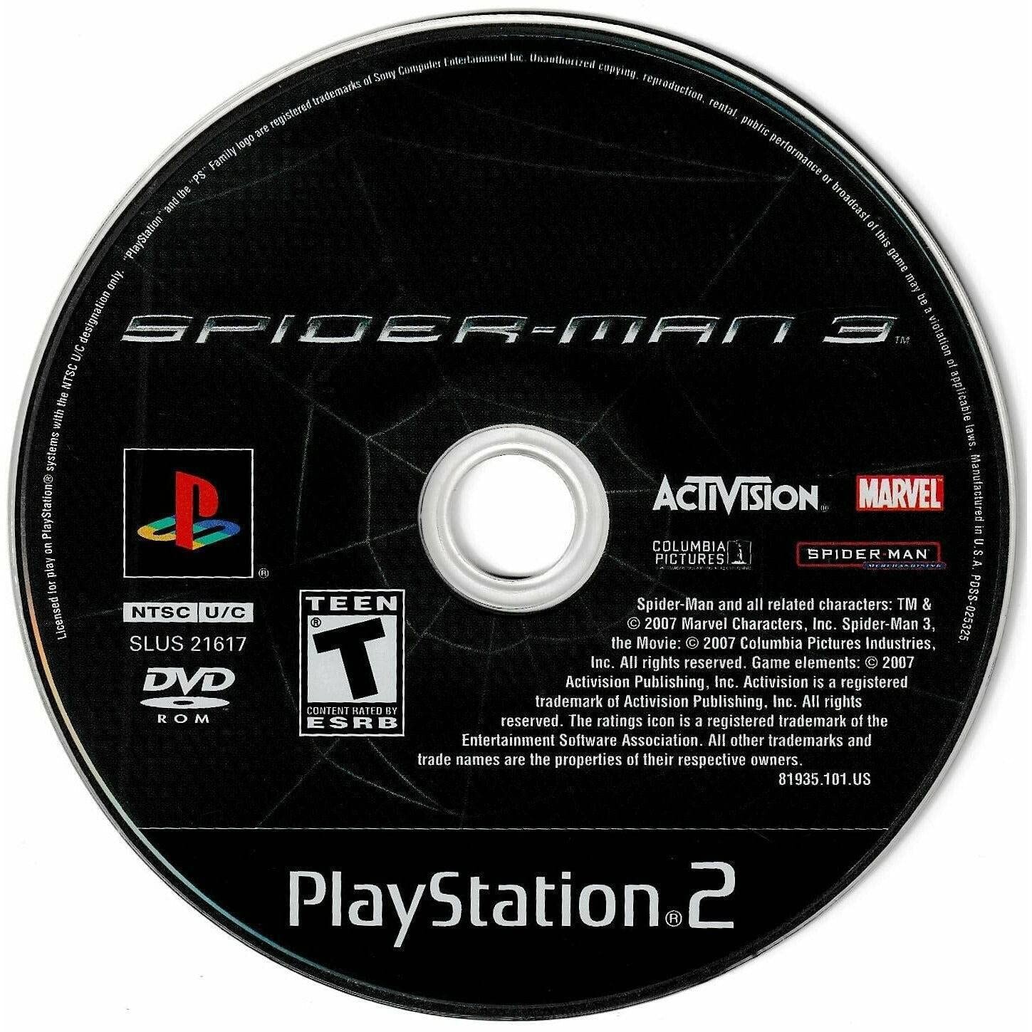 spider man 3 playstation 3