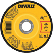 DEWALT DW4544 5-Inch by 1/4-Inch High Performance Fast Metal Grinding Wheel 5/8-11-Inch Arbor