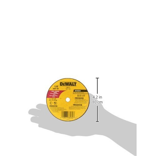 DeWalt Ζάντα DeWalt DW8719 A60T 4 ίντσες x 1/16 ίντσες x 3/8 ίντσες 2