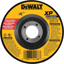 DEWALT DW8808 4-1/2-Inch by 1/4-Inch Extended Performance Grinding Wheel 7/8-Inch Arbor