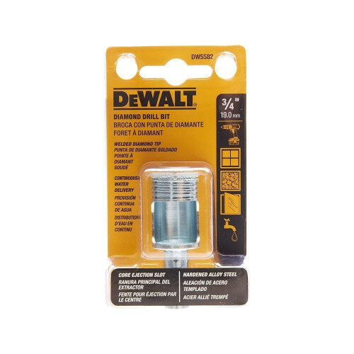 DeWalt DEWALT DW5582 3/4-Inch Diamond Drill Bit Silver Small 1